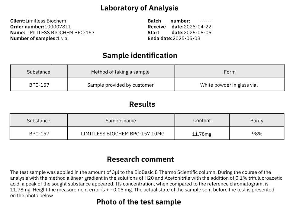 BPC-157 - 10mg